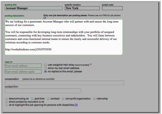 How To Post Jobs On Craigslist A Guide For Employers 5573