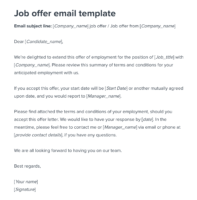 Fantastic Info About Simple Job Offer Letter Format Career Objective