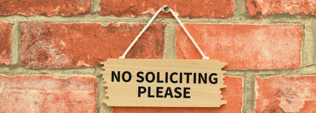 No Solicitation No Distribution Policy