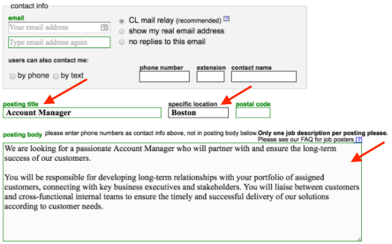 How To Post Jobs On Craigslist A Guide For Employers Workable