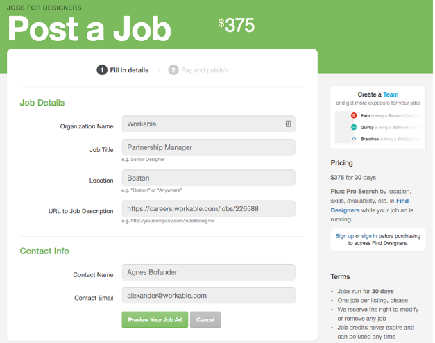 How To Post A Job On Dribbble: A Guide For Employers