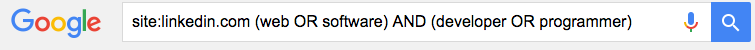 google boolean search strings for recruiters