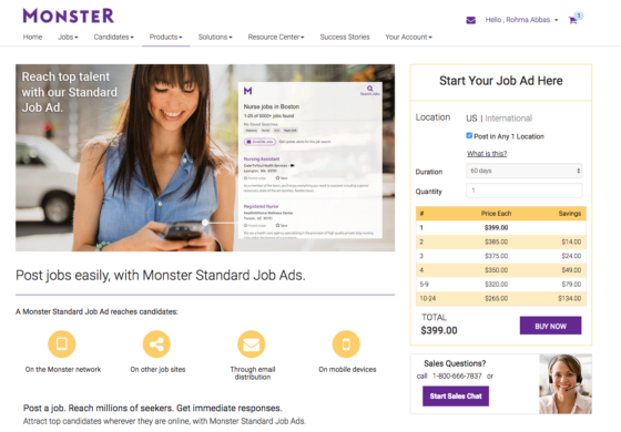 How to post a job on Monster - Workable