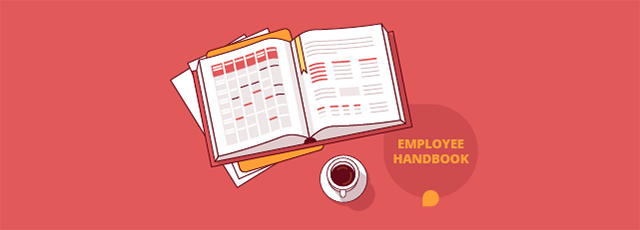 cover sheet for employee handbook