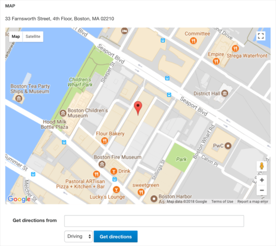 scheduling interview map