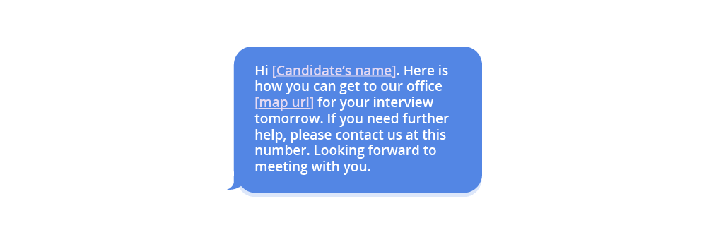 Sample recruiting text messages to candidates | Workable