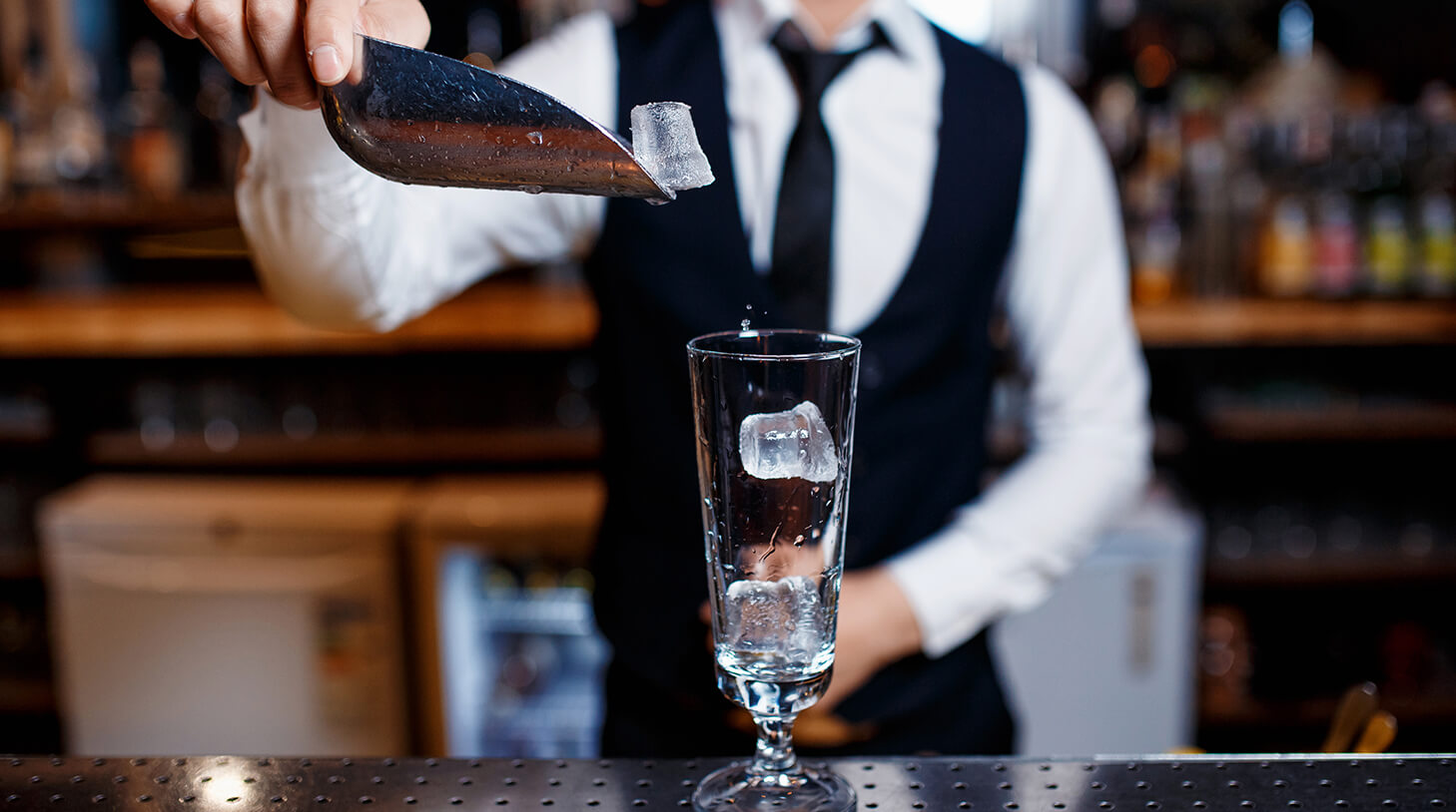 waiter delivering food