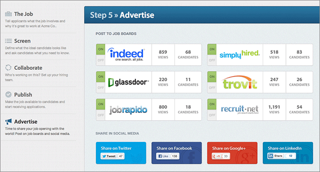 Advertise jobs with Workable