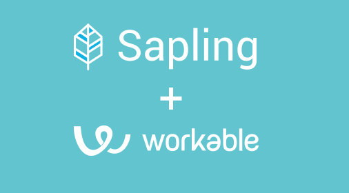 sapling integrates with Workable