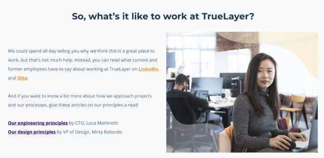 TrueLayer careers page