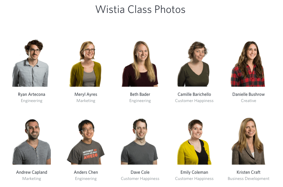 Best Career Page Example -- Wistia Careers