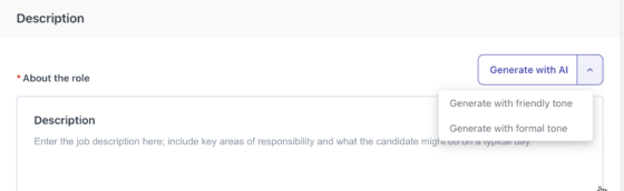 AI generated job description