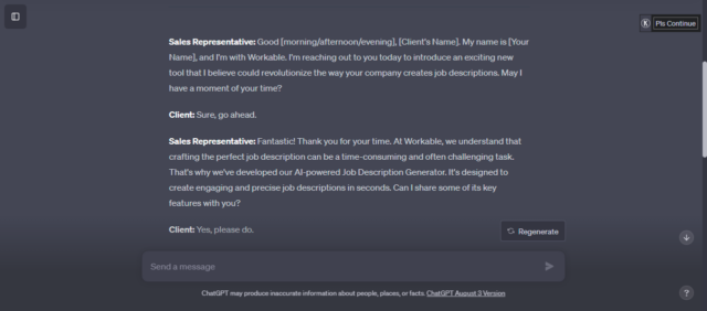 Build a sales team with ChatGPT – with prompt examples - Workable