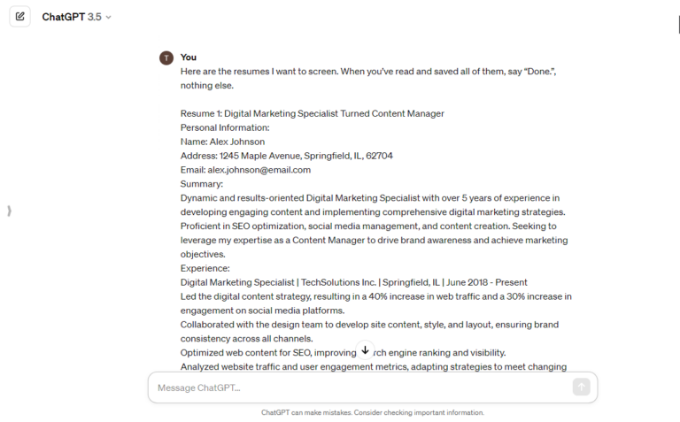 Screening resumes with ChatGPT - Screen Resumes With ChatGPT 11 768x477 