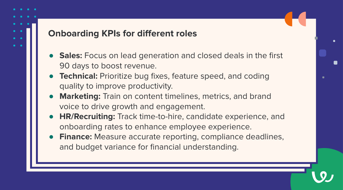 onboarding kpis